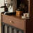 Nut-brown+Black Solid Wood+Glass Display Cases