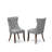 015BAB9D63B54F94852713176C56C8D4 5 Piece Kitchen Table Set Contains a Rectangle Dining Table with Removable leaf and 4 Parson Chairs, Mahogany-123099964-123099970
