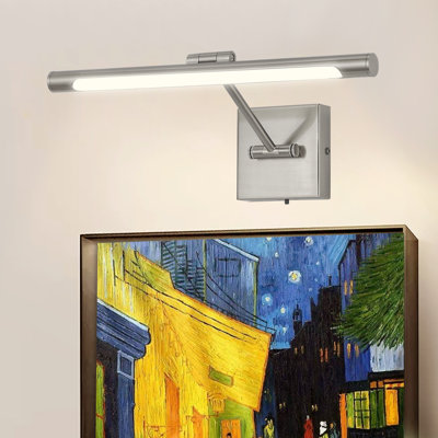 1-Light Dimmable LED Picture Light 3000K/4000K/5000K Adjustable