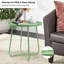 Tables d'appoint rondes en métal-1339165539