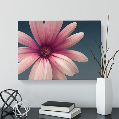 Cute Daisy Flower - Wrapped Canvas