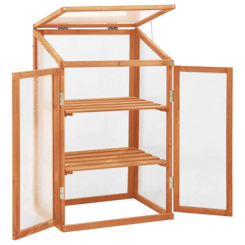 Elwyn 23.6' W x 17.7' D Growing Rack, Orange