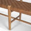 Banc en cuir et bois massif Ursulina-102438184