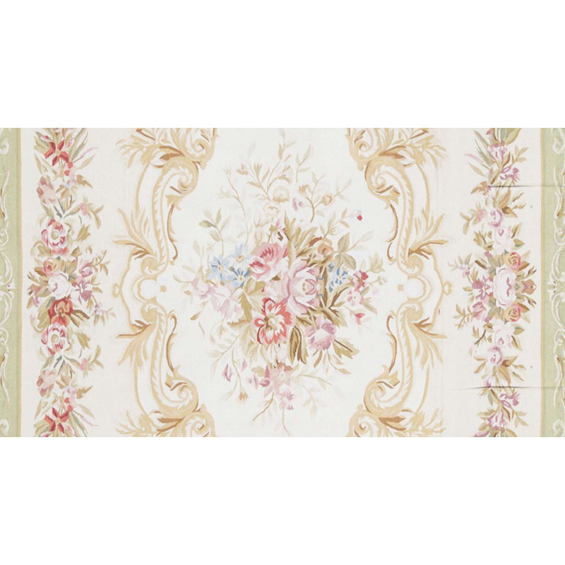 Hand-Knotted High-Quality Beige Area Rug