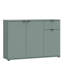 Wide 3 Door Cupboard with Drawer-127662766