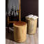 Tabouret décoratif en bois Maymie