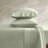 4 Pieces Sateen Sheet Set, Sage-122818041-122818047