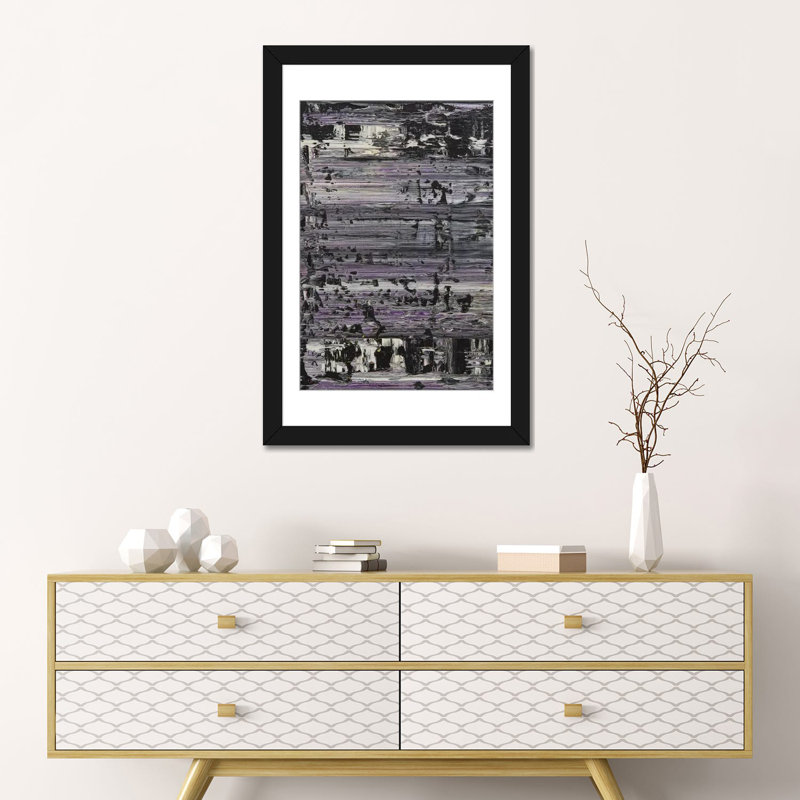 « chicago », impression sur toile, Papier beaux-arts encadré noir, H 32 po x l 24 po x P 1 po
