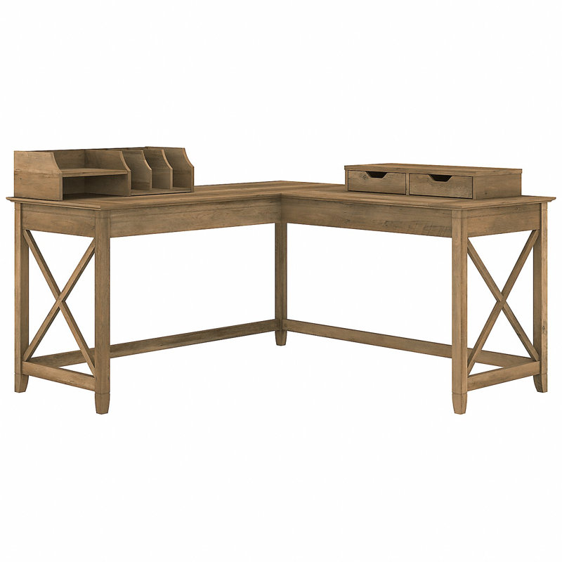 Bureau en L Huckins, Pin récupéré