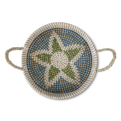 Drumraw Wicker Decorative Tray