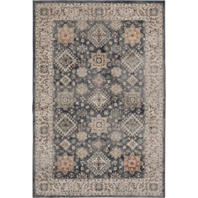 Tapis oriental bleu