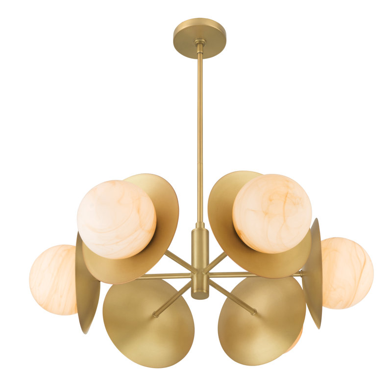 Luminaire suspendu 6 lumières 28 "Olenne