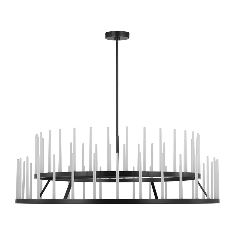 Sagrada LED Chandelier, 20" H x 60" W x 60" D, Bronze, 64 Lights