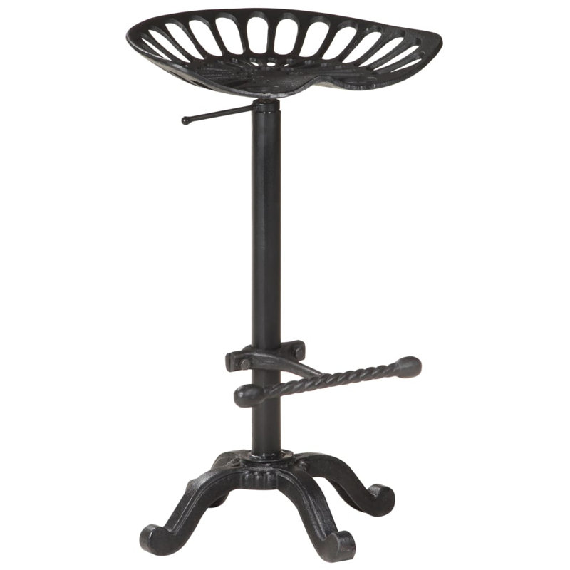 Balani Adjustable Height Counter Stool with Metal Frame