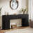 71" Farmhouse Console Table For Entryway, Long Sofa Table Behind Couch-117984931