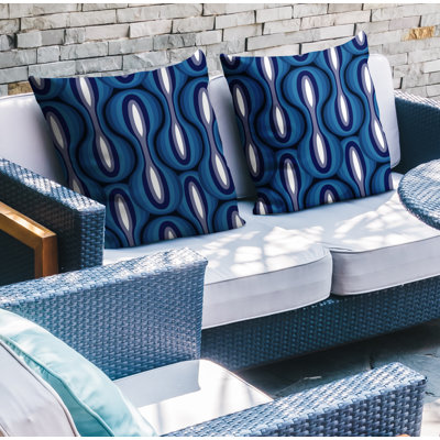 No Decorative Addition Outdoor Reversible Throw Pillow