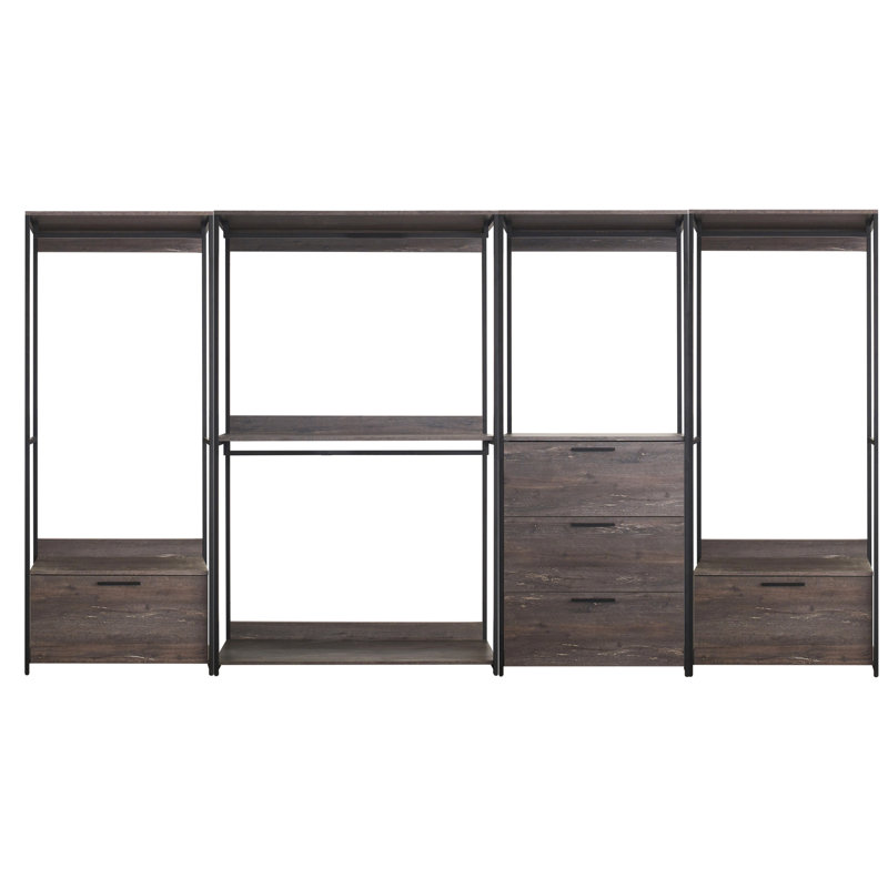 Garde-robe modulaire: s'adapte à vos besoins de rangement en métal thermolaqué