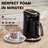 Turkish / Greek / Arabic Coffee Maker Machine Automatic 1-4 Cups Stainless Steel Cup, Black