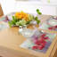 Ensemble de 8 napperons East Spring Home Poppy Flower