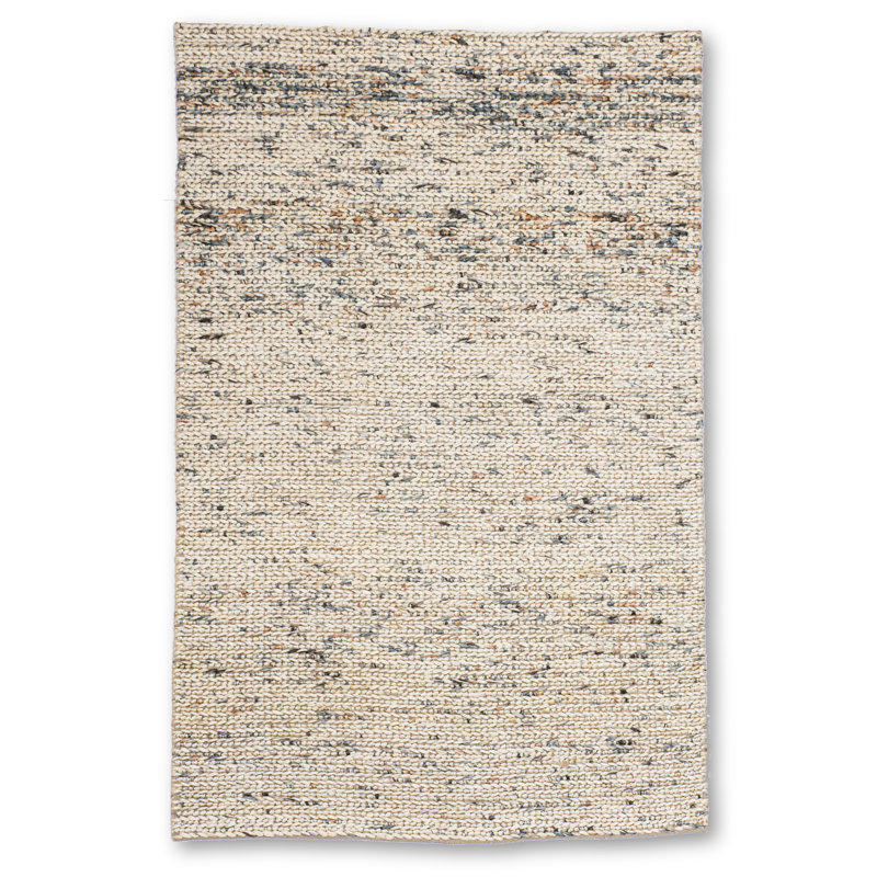 Zohra Handmade Flatweave  Ivory/Brown/Grey Jute Area Rug By Tufty Home, Rectangle 5' x 8'
