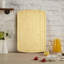 Planche à découper extra large en bambou de 76 x 51 cm (30 x 20 pouces), bloc de boucher réversible de 2 cm (0,8 pouce) d'épaisseur avec rainure à jus, couvercle de cuisson pour la découpe de dinde et le service de charcuterie