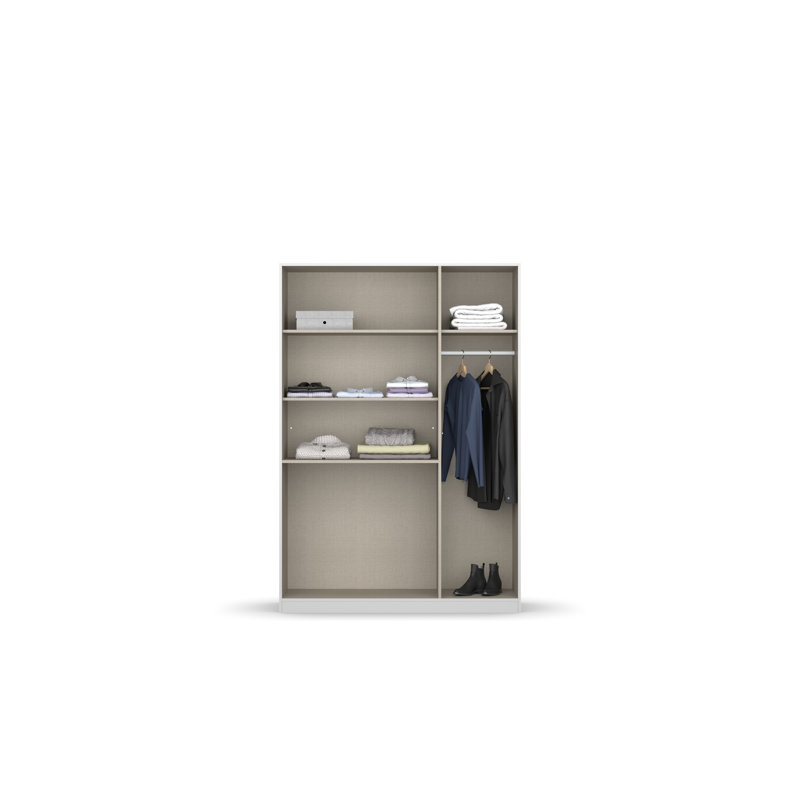 Harburg 3 Door Wardrobe, Alpine White