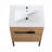 24" Bathroom Vanity With Sink, Freestanding Bathroom Vanity Or Floating Is Optional Conversion