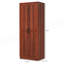 Armoire de rangement autoportante 63 po à 2 portes avec tablettes à 5 niveaux et 2 tablettes réglables pour la salle à manger, brun clair-1861589281