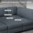 3-Seater Modular Sofa Chaise Lounge, Frostvelvet Upholstery Sofa Bed-874097728-874097759