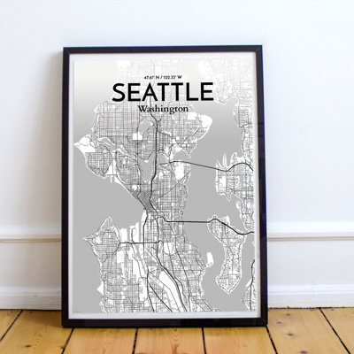 Seattle 1 Piece Wall Art