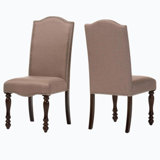 Vinita 19.25'' H Fabric,Solid Wood Upholstered Side Chair