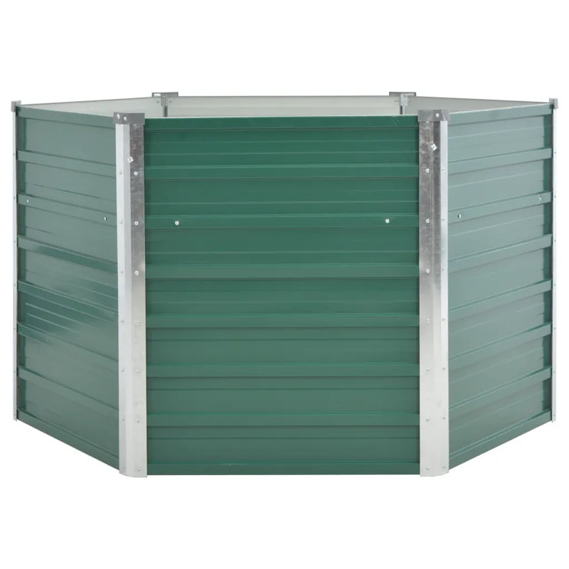 Metal Planter Box, Green