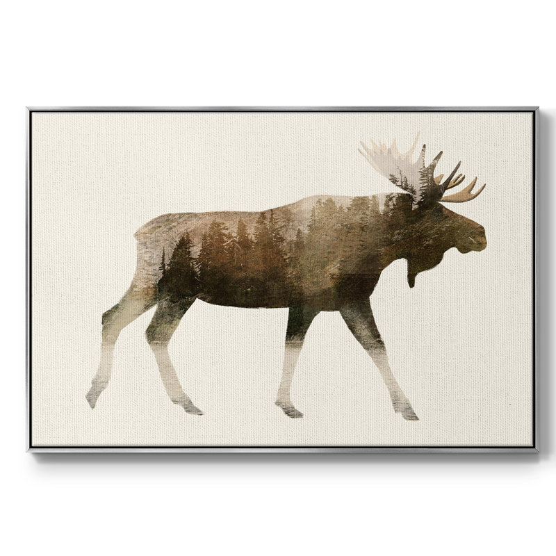 Toile tendue avec châssis de qualité supérieure The Wilderness III - prête à être accrochée, H 17 po x l 25 po x P 2 po