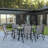 Elgin Patio Dining Set with Glass Table and Flex Stack Chairs-739368726-764840592