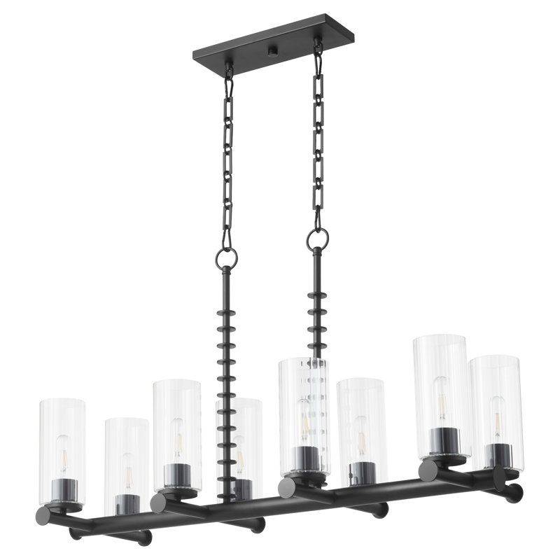 MERCIER 8 Light Linear, Matte Black