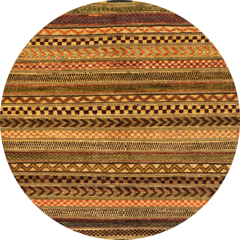 Tapis abstrait moderne 2242, Rond 7 pi