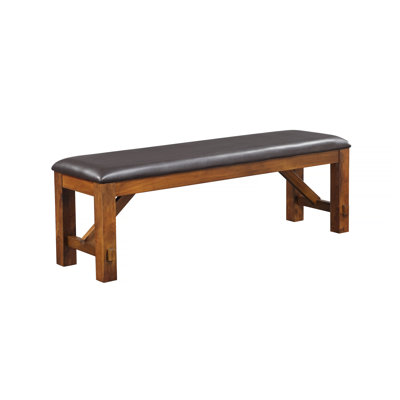 Banc avec siège rembourré