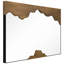 Miroir mural brossé