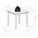 Shelby 2 - Person Solid Wood Solid Wood Top Four Leg Dining Set