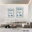 Impression inspirante et typographique sur la vie comme une lessive sur toile, 3 pièces-93026105