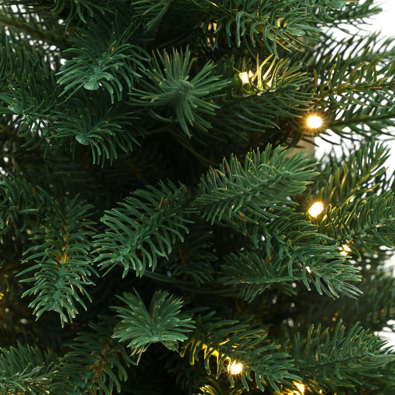Sapin de Noël artificiel en pot pré-illuminé de 90 cm