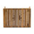 Wood Side Table - Slat Style & Foldable, 22.09”w X 14”d 15.87”h, Foldable Top For A Classy Space, 15.87”h