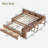 Wood Daybed With Storage Drawers, Side Shelves, Desk And Trundle-1422639671-1422639666