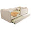 Upholstered Daybed with Trundle Bed-210768830