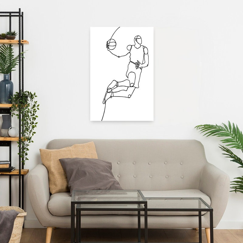 Dunk, art contemporain abstrait, H 24 po x l 16 po