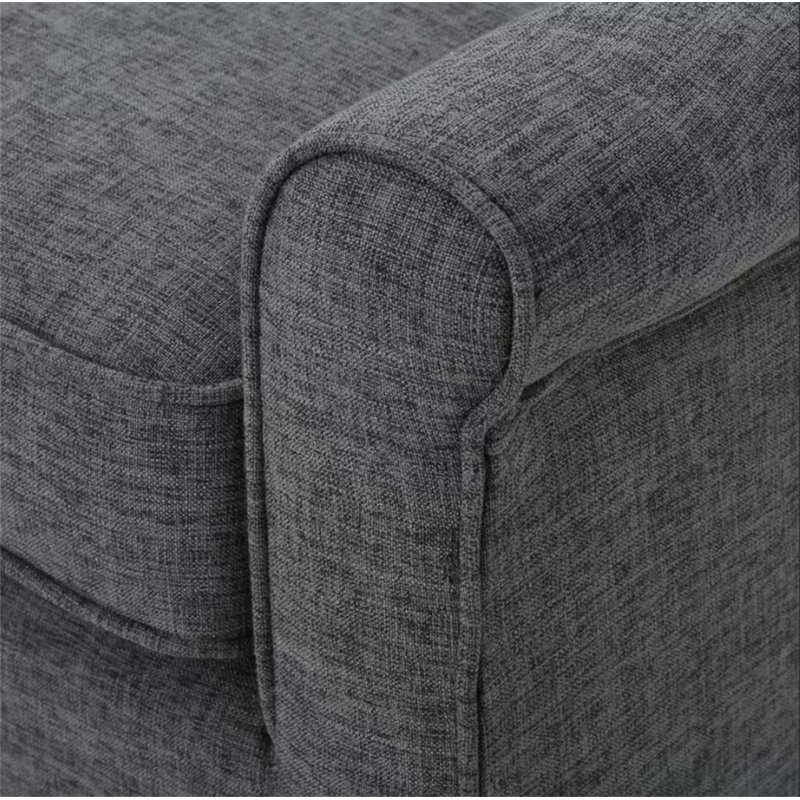 Tissu confortable et élégant LOVESEAT avec une finition à motif de boutons et une texture en losanges pour vous détendre à la maison