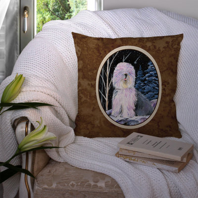 Starry Night Outdoor Reversible Throw Pillow