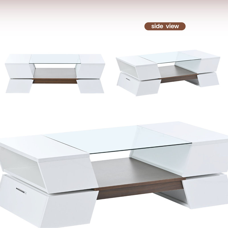 Table basse Jurlean, Blanc