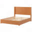Structure de lit plateforme en bois massif avec tête de lit, aucun sommier requis, lit sur pied, assemblage facile,-594515556-594515557