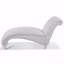 Chaise longue sans accoudoirs touffetée